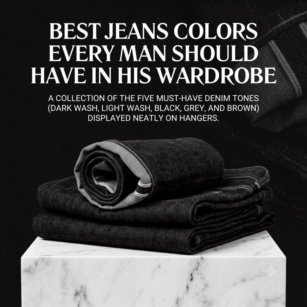 Best Jeans Colors for Men for Every Wardrobe