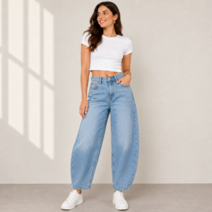 Barrel jeans